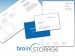 BRAINSTORAGE, Gestaltung und Umsetzung der neuen Werbe CI, Entwicklung des Logos